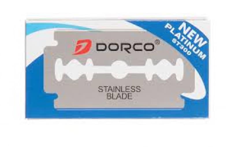 Dorco Gilette para Navaja 10 Unidades Caja Azul