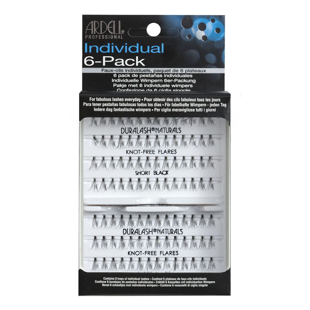 Ardell  Pesta&ntilde;as Individuales Paquete Profesional Short Black 6 Unidades