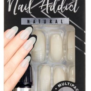 Ardell Nail Addict Natural Oval Kit Press On Nails 108 U&ntilde;as-PROMO WEB