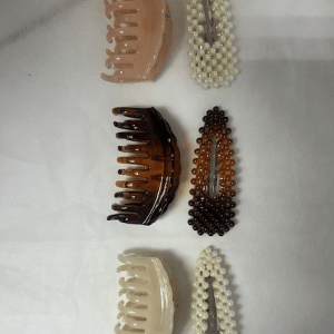 Kit de Ganchos Mariposa y Gancho Snap con Perlas