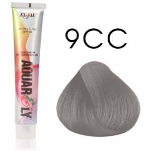 Itely Aquarely Tinte Color 9CC 100ml Rubio Clarisimo Cenizo Intenso