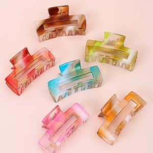 Mariposa para el Cabello Marmoleada Varios colores Disponibles 9.5cms de Ancho