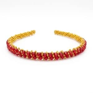 Diadema Con Mostacillas Unidad