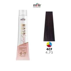 Itely DelyGlow Tinte Sin Amonia 4CF 100ml Casta&ntilde;o Marron Mate (4.72)