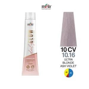 Itely Delyglow Tinte Sin Amonia 10CV Rubio Ultra Claro Ceniza Violeta 100ml